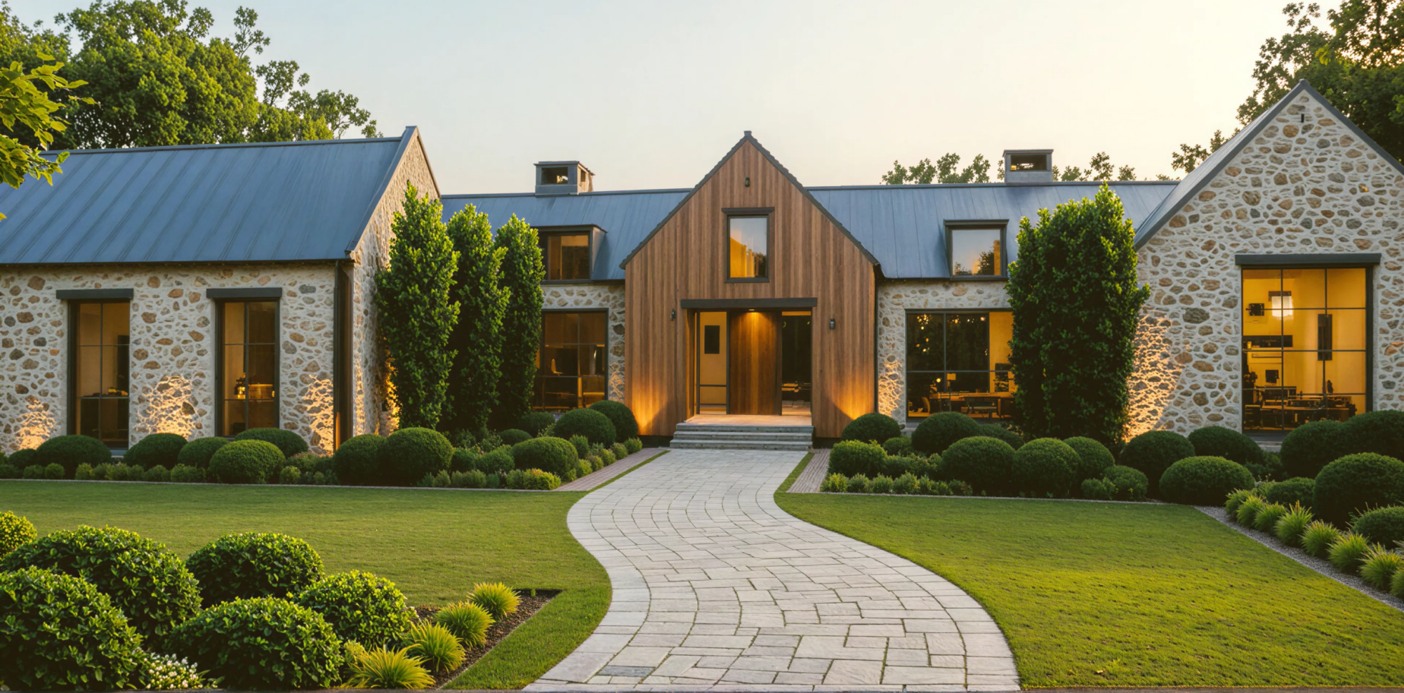 English Modern Home - Copper Pine Homes